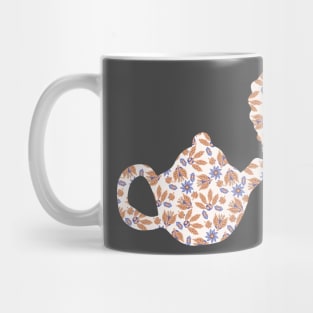 Tea Shirt - Floral Blue Mug